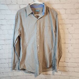Men's J. McLaughlin longsleeve button-down shirt, size Medium